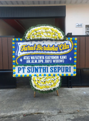 Papan Bunga Duka di Cianaga